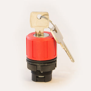 E-stop switch red